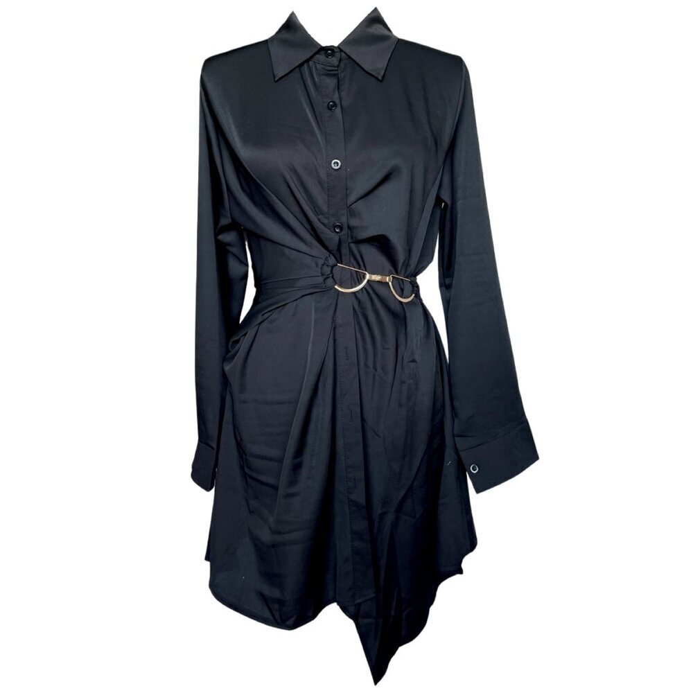 Black Blouse With tie on waist